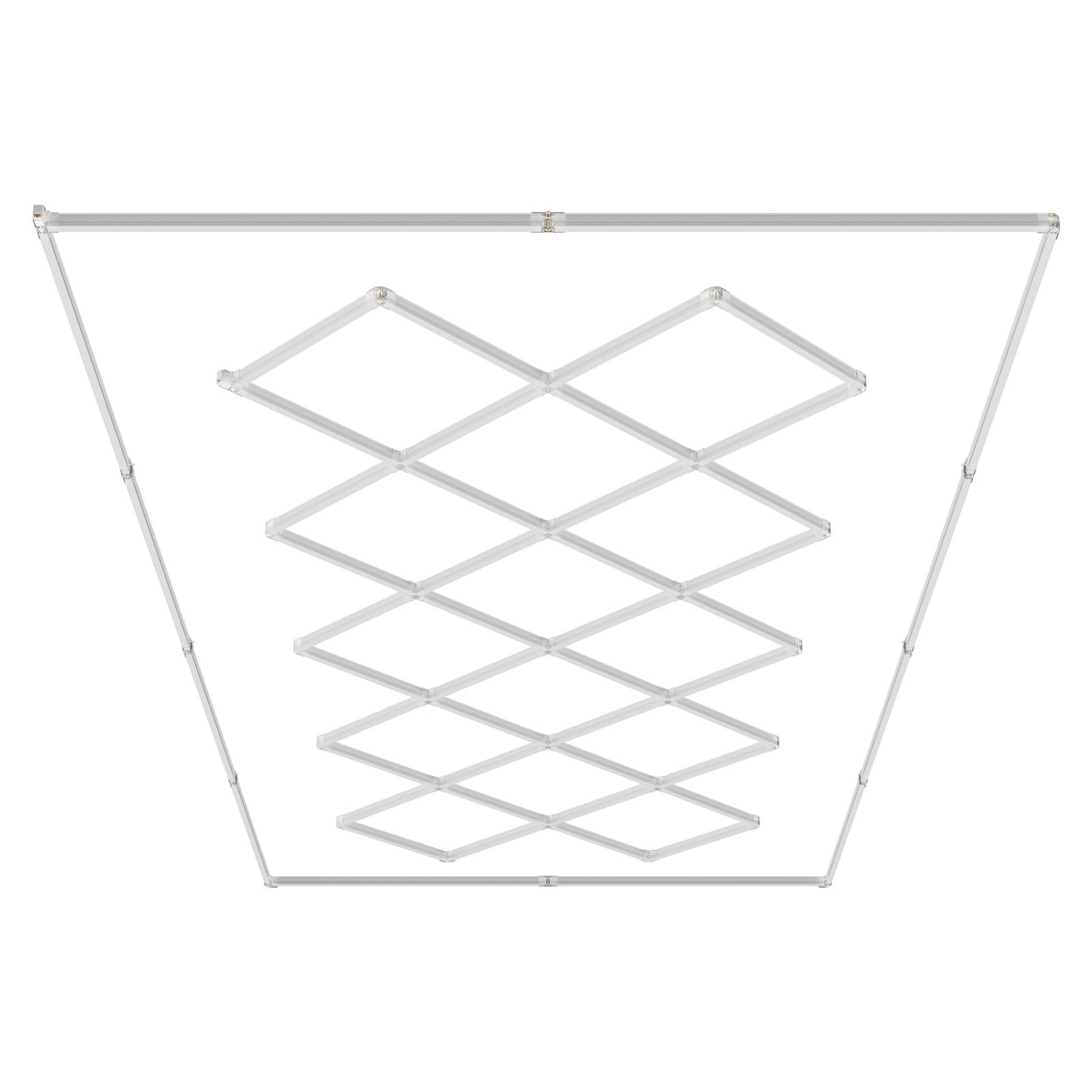 Fyrkantiga LED-garagelampor 88000LM 14 rutnät Bright Car Detailing Shop Light