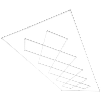 Fyrkantiga LED-garagelampor 88000LM 14 rutnät Bright Car Detailing Shop Light