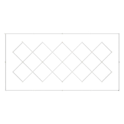 Fyrkantiga LED-garagelampor 88000LM 14 rutnät Bright Car Detailing Shop Light