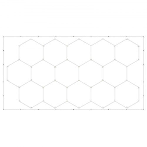 Hexagon Garage Lights, 66300LM, 6500K 15 Grid Systems Honeycomb Hexagonal Garage LED Lights, DIY Cool White Car Detailing Garage Ceiling Lighting Bright Shop Light for Gym Basement Workshop