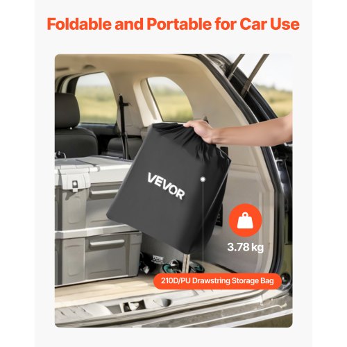 bärväska för dragkrok 59,84 x 23,9 x 24,02 tum (20 kubikfot) med 8 remmar