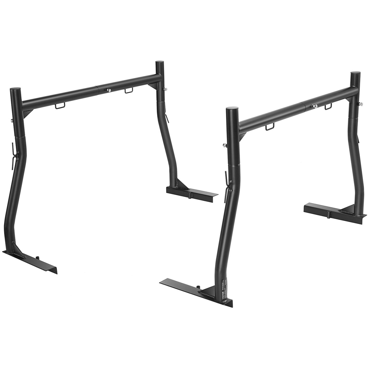 LKW-Gepäckträger, 46-71 Zoll ausziehbarer LKW-Leiterträger, 800 lbs Tragkraft Leiterträger für LKW mit nicht bohrenden J-Bolzen, Hochleistungs-LKW-Ladeflächenträger für Kajak, Surfbrett, Bauholz, Leiter