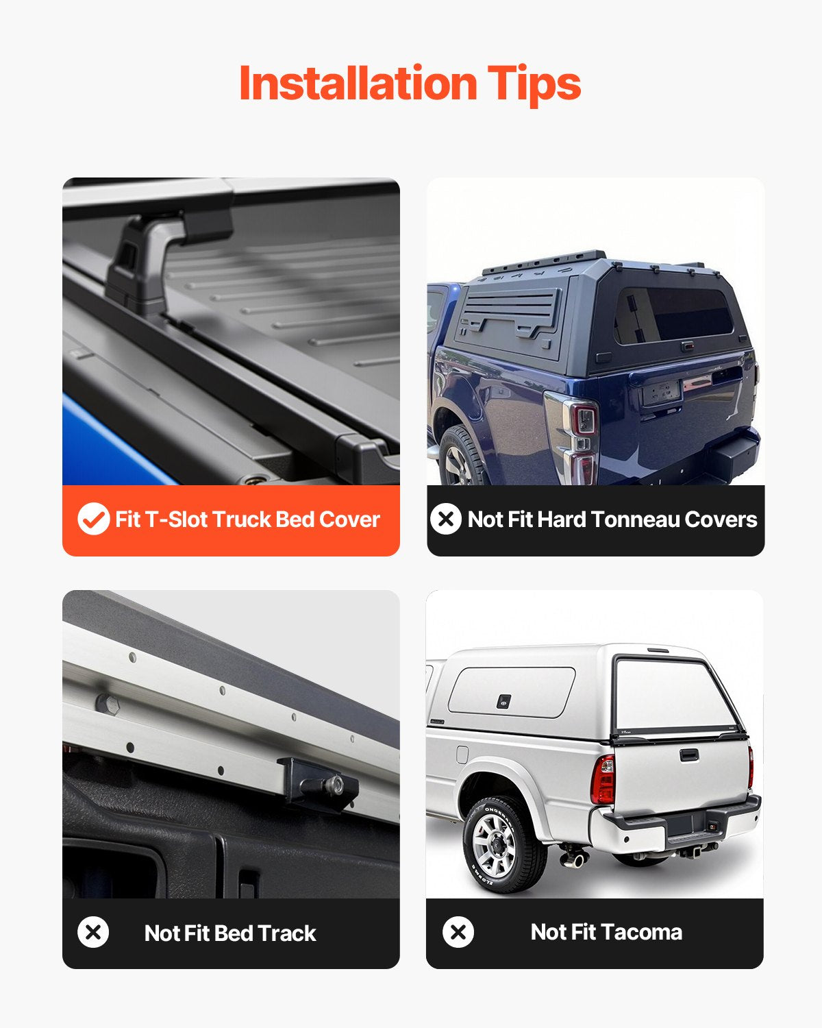 Truck Ladder Rack, 21-31.5 in Height, Adjustable Non-Drilling Aluminum Cargo Rack with Sidebar, 800 lbs Static Capacity, Ideal for Canoes, Surfboards, Ladders, Lumber, Tents, and Large cargo