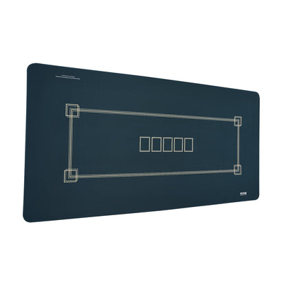 Pokerbordsskiva 70 x 35 tums pokermatta 6-8 spelare Vikbar med väska grön