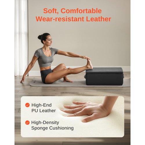 Pilates Box for Reformer Pilates Equipment Exercise Accessories Black | EU