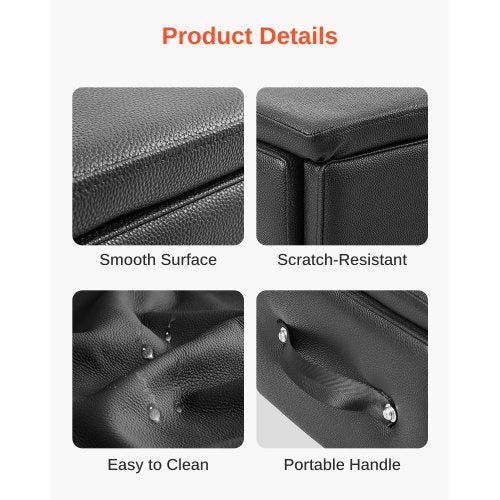 Pilates Box for Reformer Pilates Equipment Exercise Accessories Black | EU