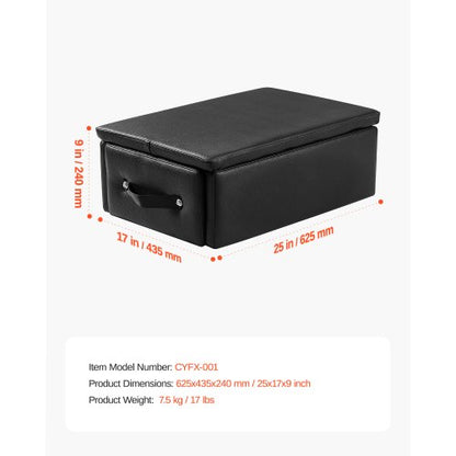 Pilates Box for Reformer Pilates Equipment Exercise Accessories Black | EU