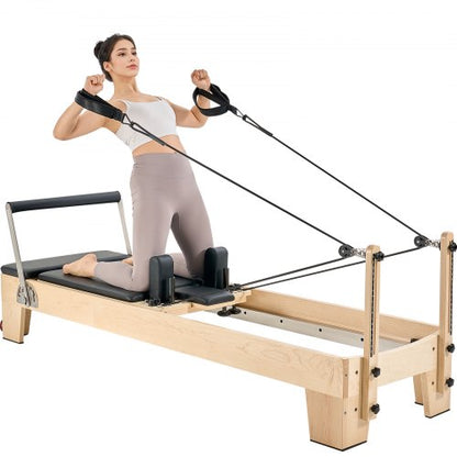 Pilates Reformer Trä Pilatesmaskin Hemmagym Träningsutrustning |  EU