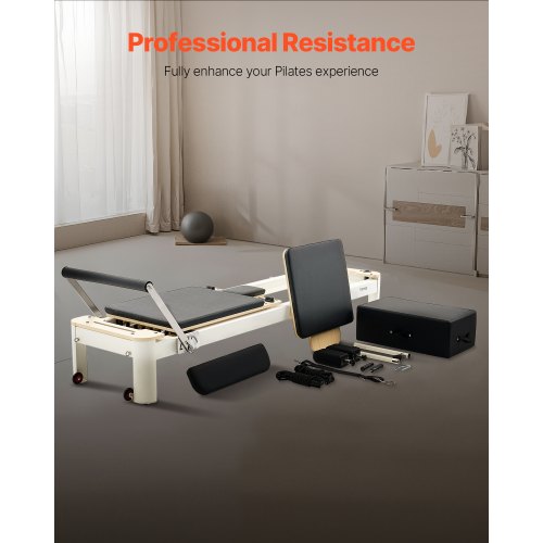 Pilates Reformer Pilates-Maschine Heim-Fitnessgerät mit Widerstand | EU
