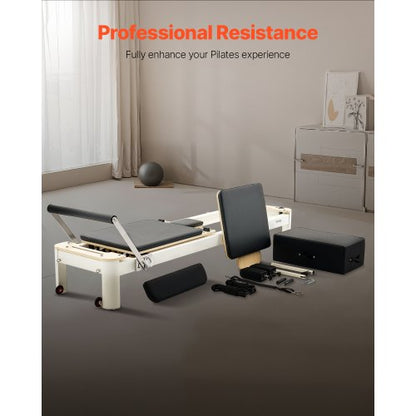 Pilates Reformer Pilates-Maschine Heim-Fitnessgerät mit Widerstand | EU