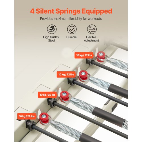 Foldable Pilates Reformer Pilates Machine Home Gym Exercise Equipment | EU