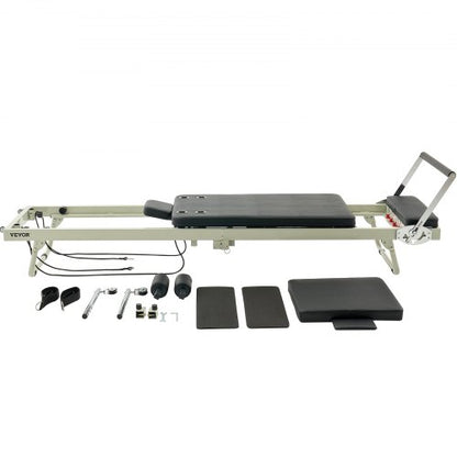 Foldable Pilates Reformer Pilates Machine Home Gym Exercise Equipment | EU