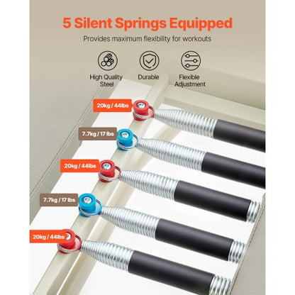 Foldable Pilates Reformer Pilates Machine Home Gym Exercise Equipment | EU