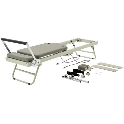 Foldable Pilates Reformer Pilates Machine Home Gym Exercise Equipment | EU