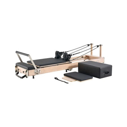 Foldable Pilates Reformer Wooden Pilates Machine Home Gym Equipment | EU