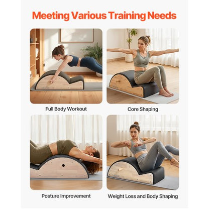Pilates Ryggradskorrigerare Arc Fitness Tillbehör Ryggradsövningar Gummi Trä |  EU
