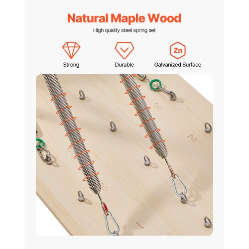 Wandmontiertes Pilates Reformer-Gerät Pilates-Sprungbrett Ahornholz | EU