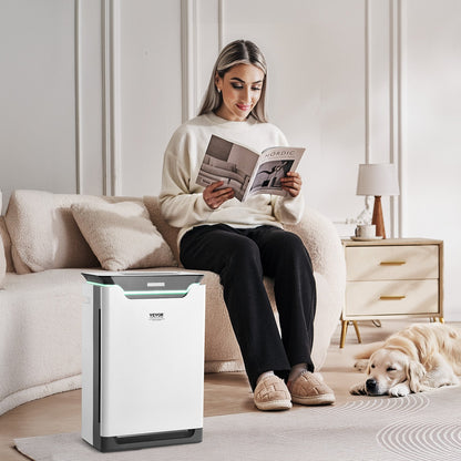 Air Purifier, Covers Up to 2000 ft² in One Hour, True HEPA 13 Filter, 36dB Quiet, Filters Up to 99.97% of Pollen, Smoke, Dust, Pet Dander, Odor, Hair, Air Cleaner for Home, Large Room, Bedroom