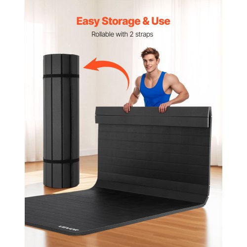 Wrestling Mat Roll-Up Martial Arts Mat 3x1.5m Gymnastics MMA Jiu Jitsu Mat | EU