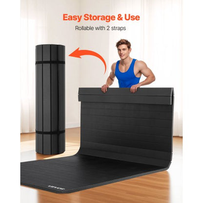 Wrestling Mat Roll-Up Martial Arts Mat 3x1.5m Gymnastics MMA Jiu Jitsu Mat | EU