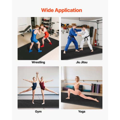 Wrestling Mat Roll-Up Martial Arts Mat 3x1.5m Gymnastics MMA Jiu Jitsu Mat | EU