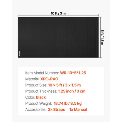 Wrestling Mat Roll-Up Martial Arts Mat 3x1.5m Gymnastics MMA Jiu Jitsu Mat | EU