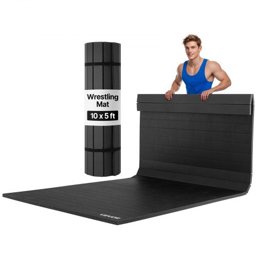 Wrestling Mat Roll-Up Martial Arts Mat 3x1.5m Gymnastics MMA Jiu Jitsu Mat | EU