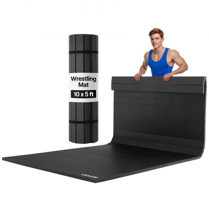 Wrestling Mat Roll-Up Martial Arts Mat 3x1.5m Gymnastics MMA Jiu Jitsu Mat | EU