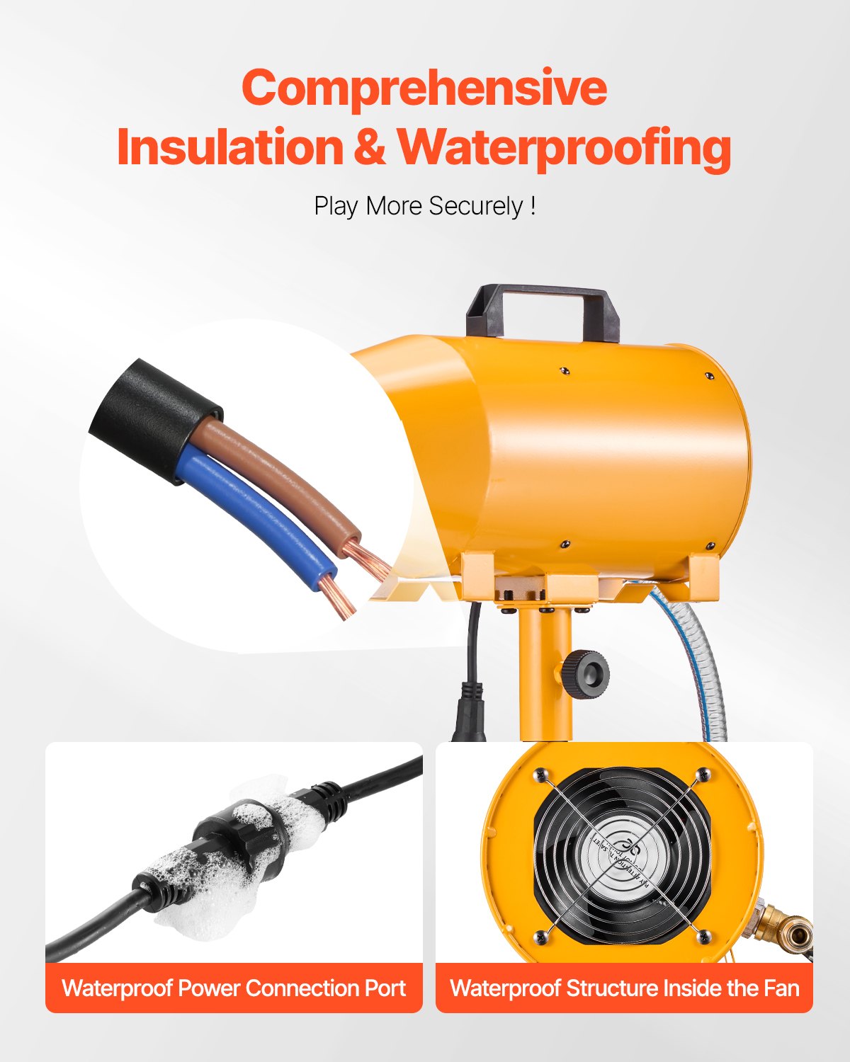 Foam Machine, 180 W Party Foam Cannon, Portable Foam Maker with a Tripod Stand, Foam Party Machine with a Submersible Pump, for Backyard, Pool, Outdoor Events, Birthdays, Celebrations & Party