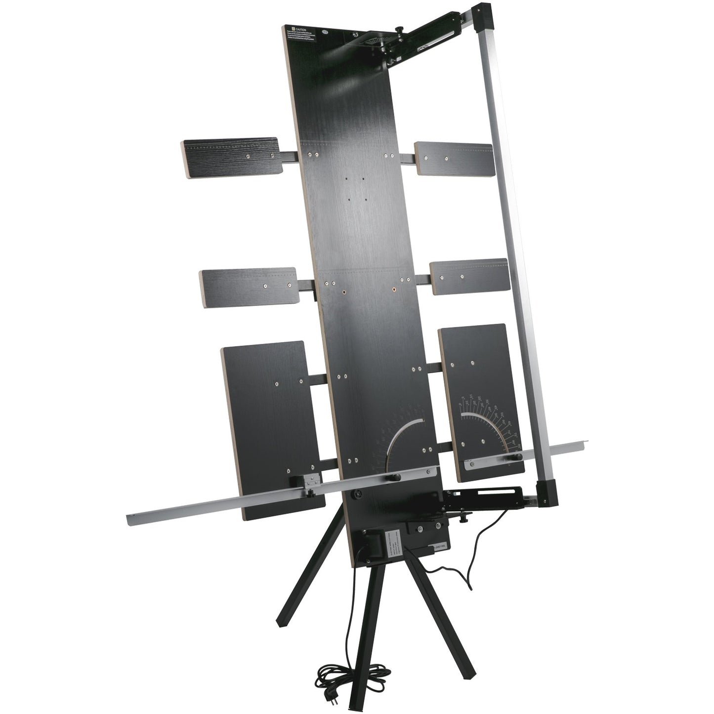 Frigolitskärmaskin 42cm Max. Skärtjocklek Skumskärare 115cm Max. Längd Hot Wire Foam Cutter 0-90° frigolit Cutter Sex värmetrådar med stativ lateral platta för skärning av skum pärlbomull