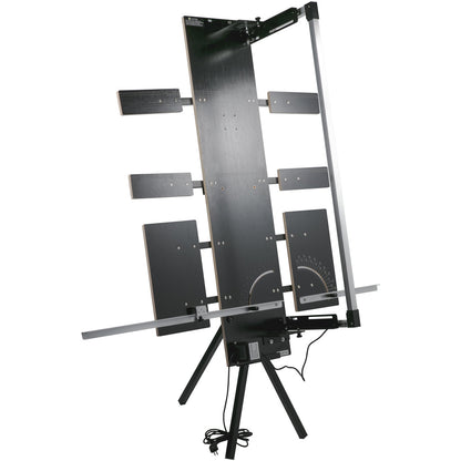Frigolitskärmaskin 42cm Max. Skärtjocklek Skumskärare 115cm Max. Längd Hot Wire Foam Cutter 0-90° frigolit Cutter Sex värmetrådar med stativ lateral platta för skärning av skum pärlbomull