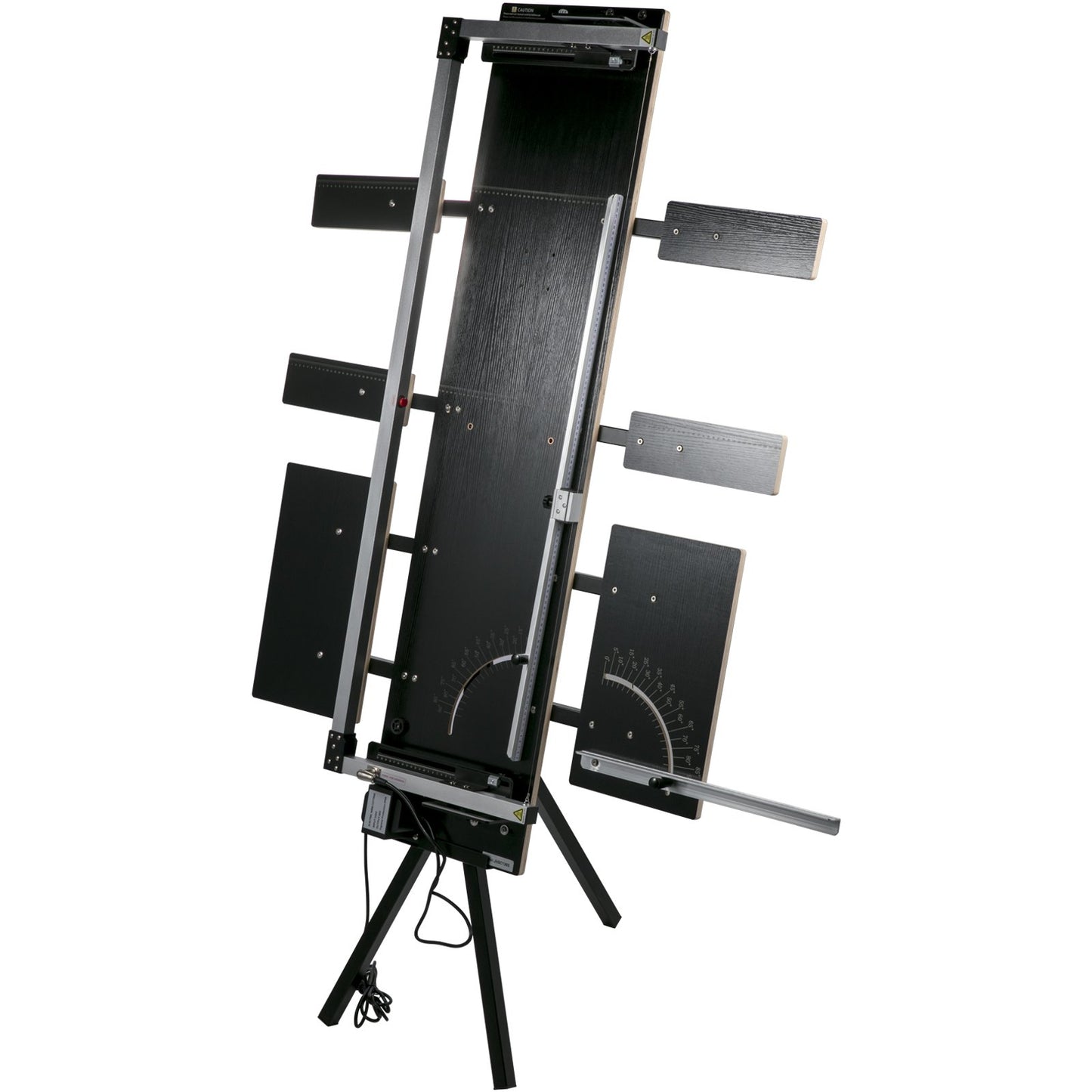 Frigolitskärmaskin 42cm Max. Skärtjocklek Skumskärare 115cm Max. Längd Hot Wire Foam Cutter 0-90° frigolit Cutter Sex värmetrådar med stativ lateral platta för skärning av skum pärlbomull