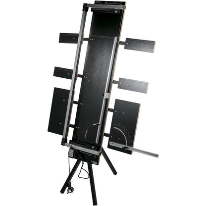 Frigolitskärmaskin 42cm Max. Skärtjocklek Skumskärare 115cm Max. Längd Hot Wire Foam Cutter 0-90° frigolit Cutter Sex värmetrådar med stativ lateral platta för skärning av skum pärlbomull