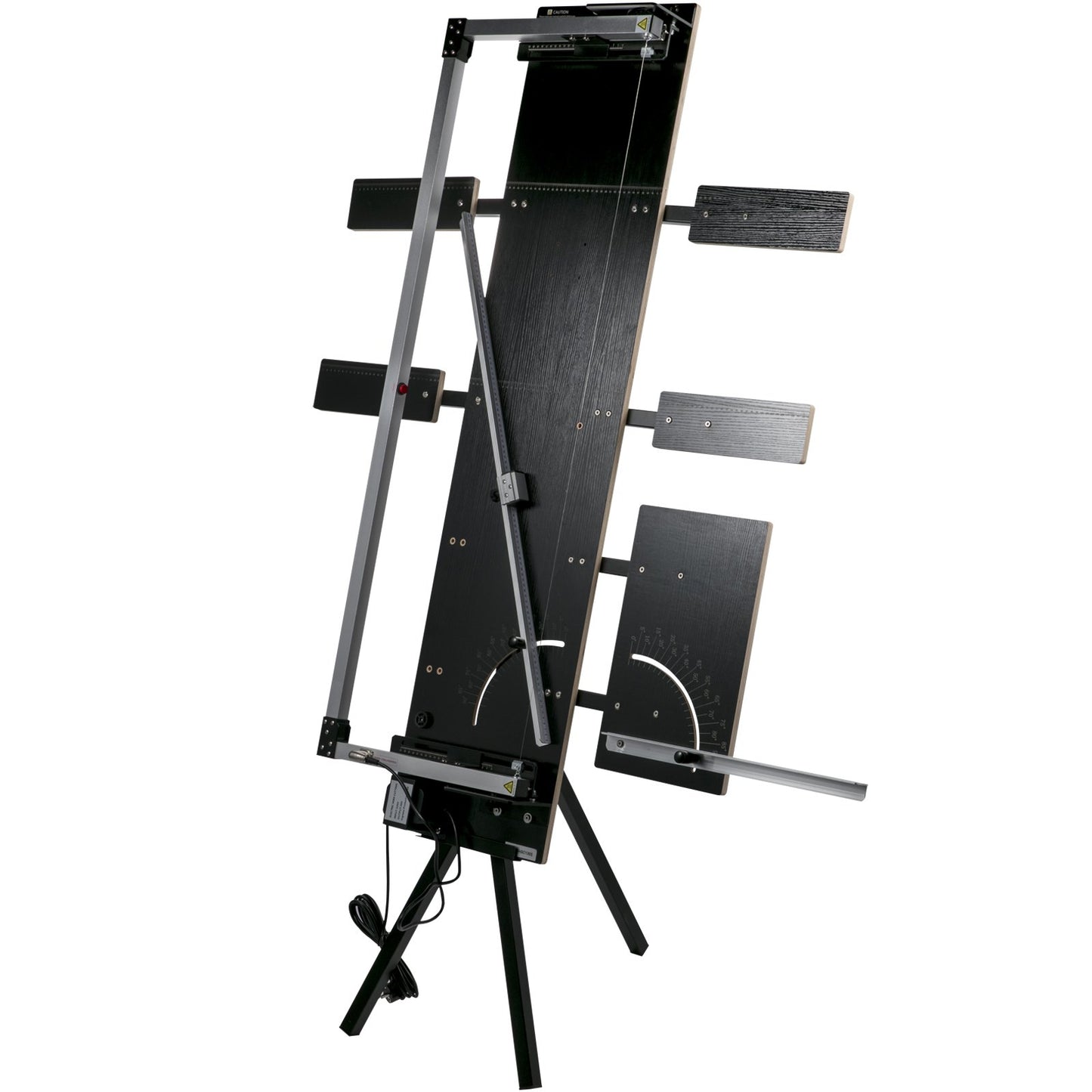 Frigolitskärmaskin 42cm Max. Skärtjocklek Skumskärare 127cm Max. Längd Hot Wire Foam Cutter 0-90° frigolit Cutter Sex värmetrådar med stativ lateral platta för skärning av skum pärlbomull