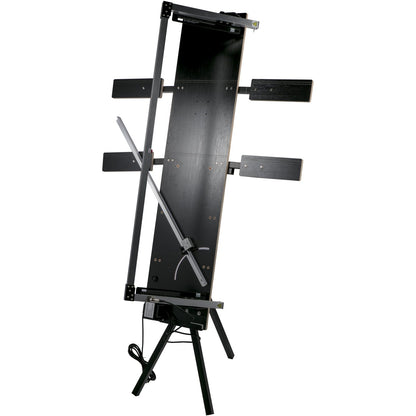 Frigolitskärmaskin 42cm Max. Skärtjocklek Skumskärare 115cm Max. Längd Hot Wire Foam Cutter 0-90° frigolit Cutter Sex värmetrådar med stativ lateral platta för skärning av skum pärlbomull