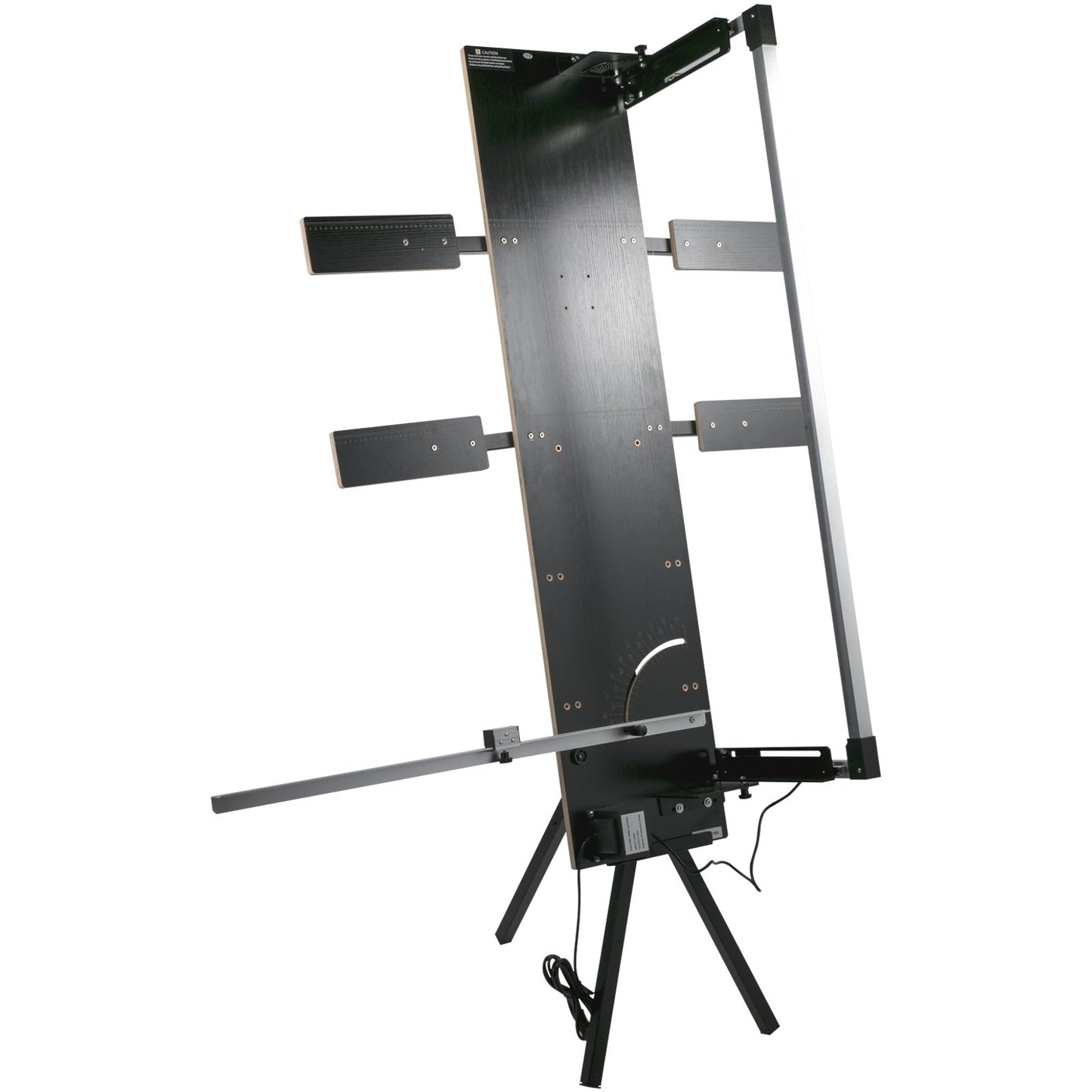 Frigolitskärmaskin 42cm Max. Skärtjocklek Skumskärare 115cm Max. Längd Hot Wire Foam Cutter 0-90° frigolit Cutter Sex värmetrådar med stativ lateral platta för skärning av skum pärlbomull