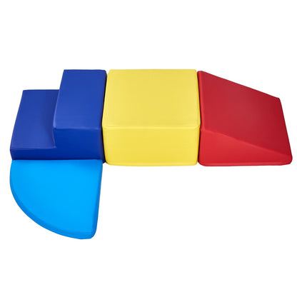 Climbing Toys 4-Piece Foam Climbing Blocks for Toddlers and Preschoolers