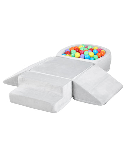 Climbing Toys 5 Pieces Foam Climbing Blocks with Ball Pit for Toddlers