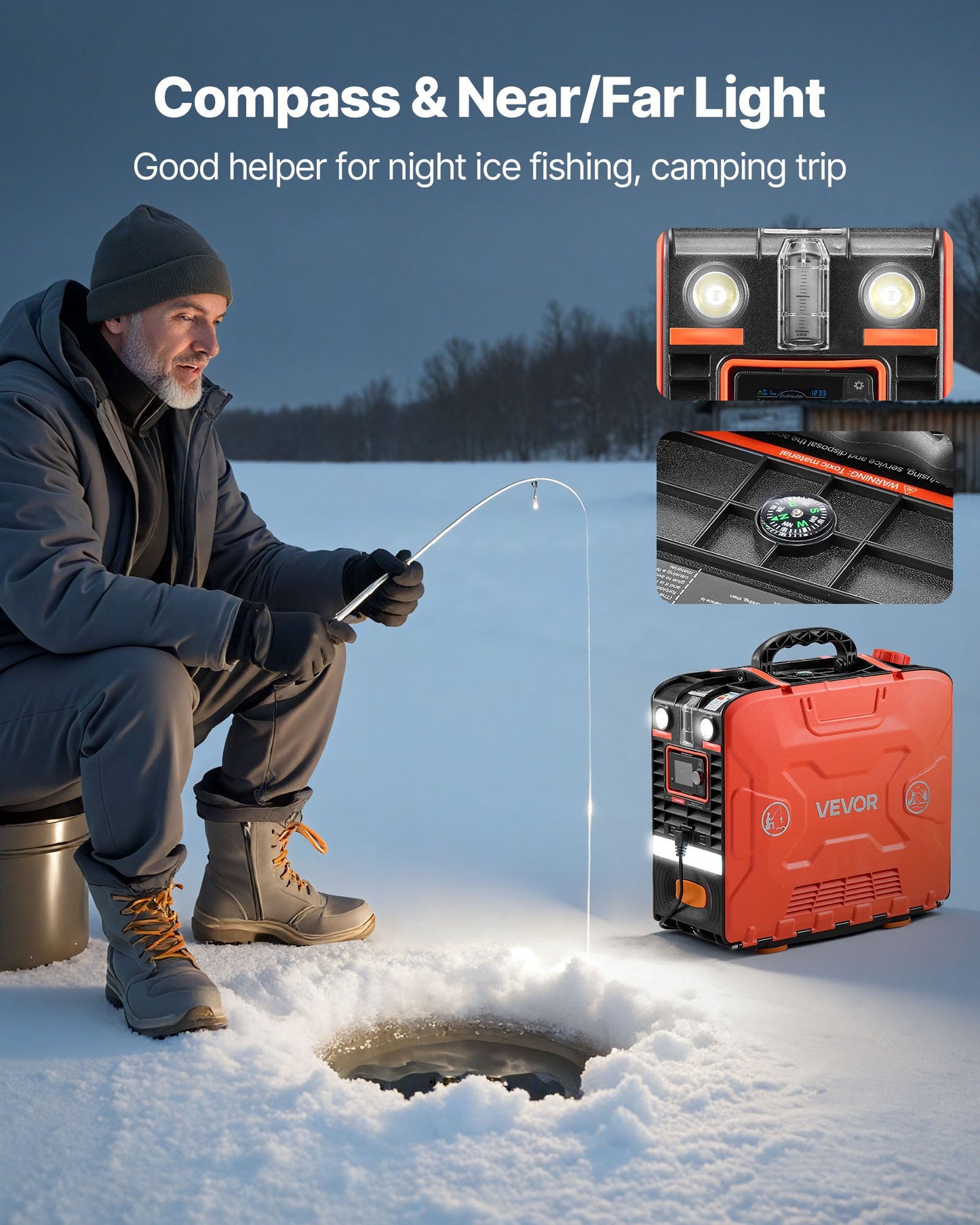 Diesel Heater, 8KW, DC 12V, All in One Portable Diesel Air Heater with Bluetooth APP Control, Remote Control and LCD Screen, 1.2 Gal Fuel Tank for Vehicles, Vans, RVs, Campers, and Garages