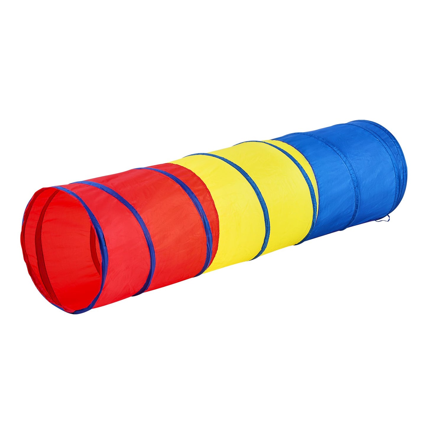 Kinder-Spieltunnelzelt für Kleinkinder, buntes Pop-Up-Kriechtunnel-Spielzeug für Babys oder Haustiere, faltbares Geschenk für Jungen und Mädchen, Indoor-Spieltunnel und Outdoor-Spiele, Rot/Gelb/Blau, mehrfarbig