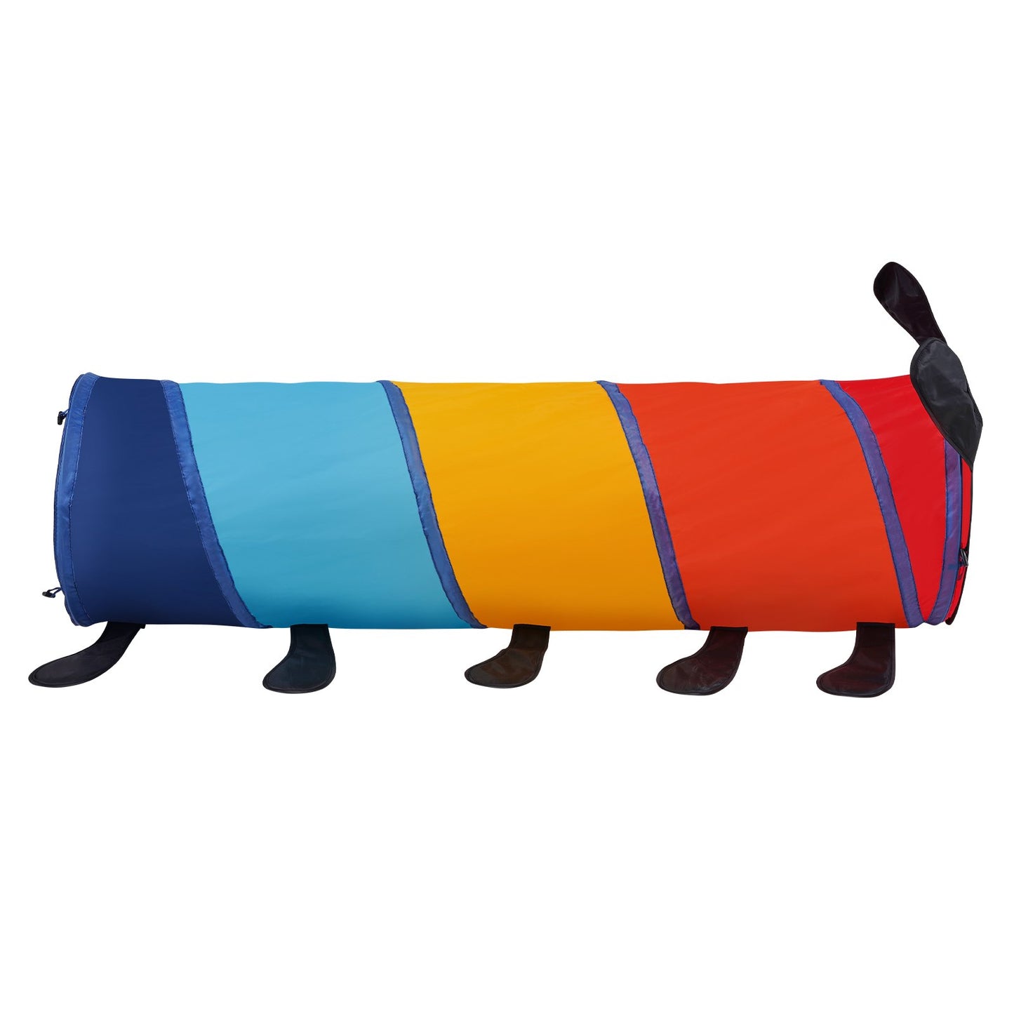 Kinder-Spieltunnelzelt für Kleinkinder, buntes Pop-Up-Raupen-Kriechtunnel-Spielzeug für Babys oder Haustiere, faltbares Geschenk für Jungen und Mädchen, Spieltunnel für drinnen und draußen, mehrfarbig