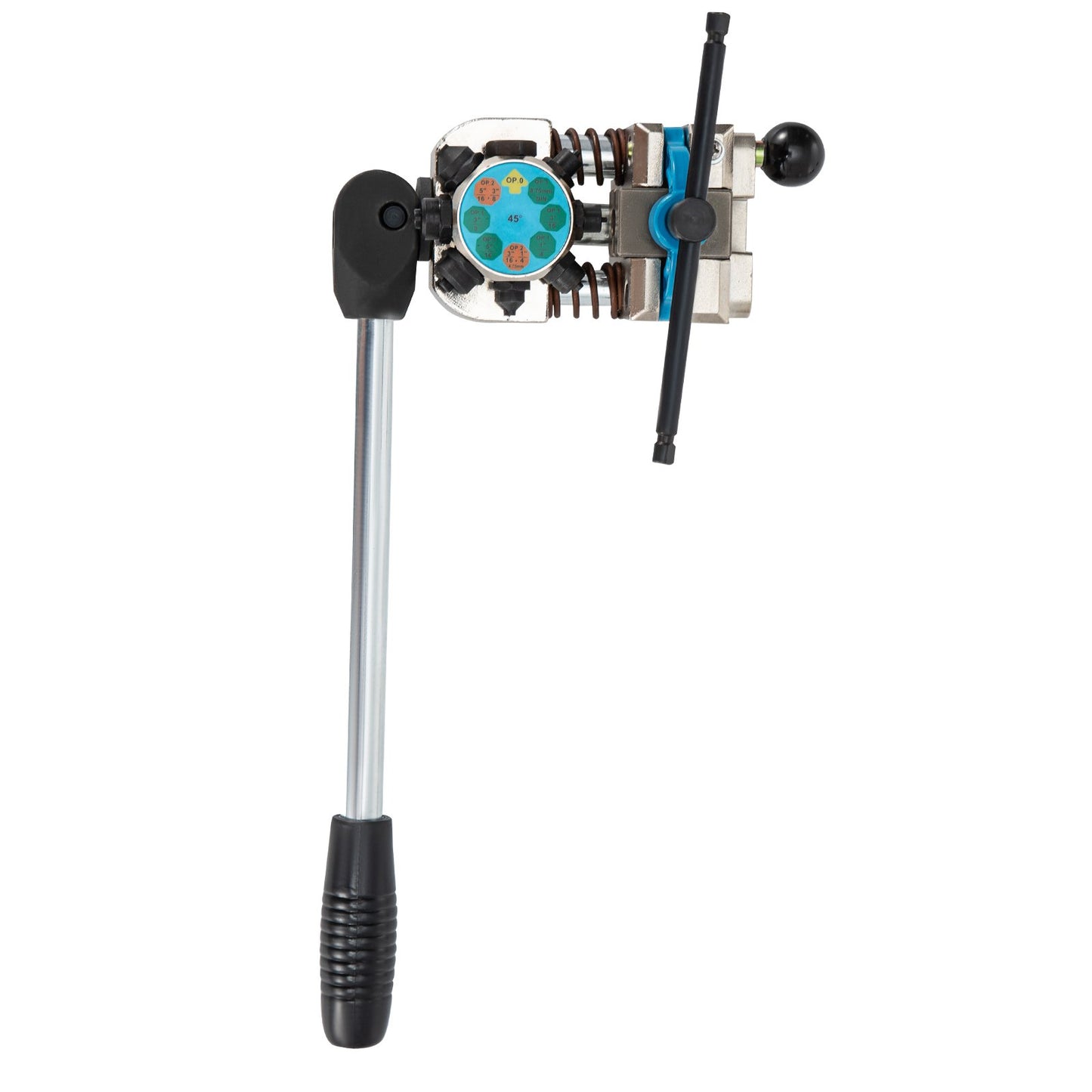 Bromsledningsutvidgningsverktyg, 45 graders enkel-, dubbel- och bubbelfasar för 3/16\", 1/4\", 5/16\" och 3/8\" rörstorlek, lämplig för mjuk metall av kopparledningar