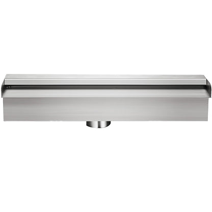 11,8" x 4,5" x 3,1" Dekorativer Edelstahl-Wasserfall-Poolbrunnen für den Gartenteich im Innen- und Außenbereich