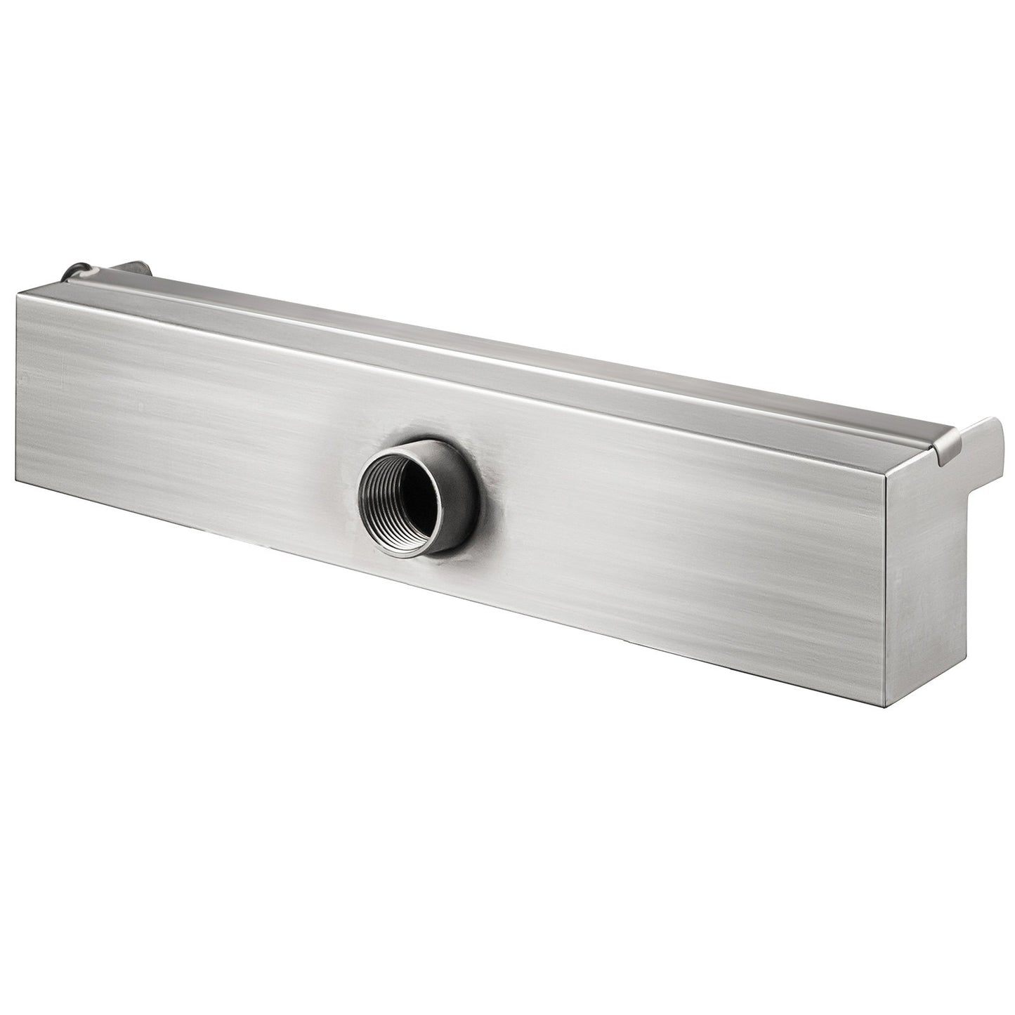 Colorful LED pool waterfall spillway in stainless steel 30x11.5x8 cm