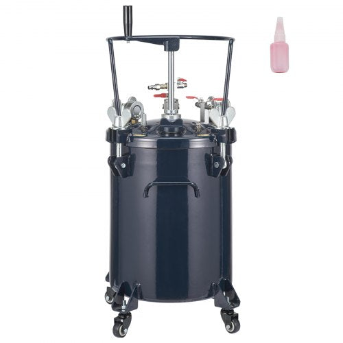 Spray Paint Pressure Pot Tank, 30L/8gal Air Paint Pressure Pot with Manual Mixing Agitator, Leak Repair Sealant for Industry Home Decor Architecture Construction Automotive Painting, 70PSI Max