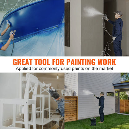 Druckbehälter für Sprühfarbe, 10 l/2,5 gal Luftdruckbehälter für Farbe, Metallständer und Dichtmittel zur Leckreparatur für die Industrie, Heimdekoration, Architektur, Bauwesen, Autolackierung, 70 PSI max