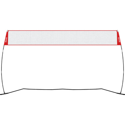 Freestanding volleyball training net for indoor or outdoor use, adjustable height portable net system with carrying bag, professional volleyball trainer for hitting or serving exercises