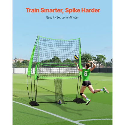 Volleyball Training Net System Portable Training Equipment Indoor Outdoor