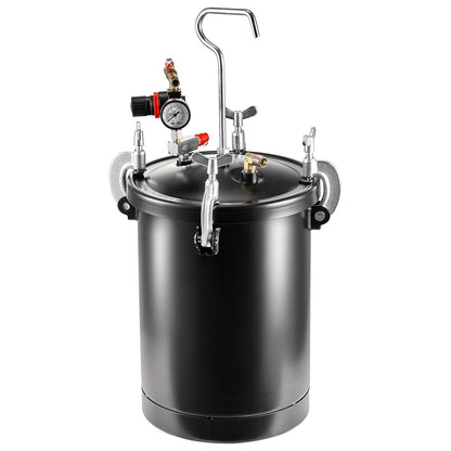 Druckbehälter für Sprühfarbe, 15 l/3,75 gal. Schläuche für Spritzpistolen, Druckmesser