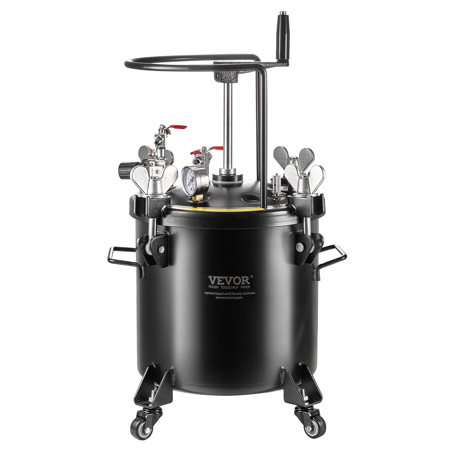 Sprühfarbe Druckbehälter Tank 20L/5gal mit Rädern Leck Reparatur Dichtmittel